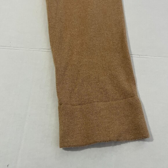 J. Crew Factory Brown Sweater with Pink Heart - Picture 7 of 9